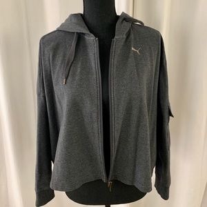 Puma cropped hooded jacket